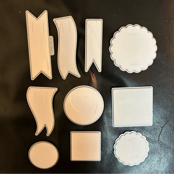 We R Memory Keepers/Lifestyle Crafts 10 pcs PARTY FLAG INSERTS - Picture 5 of 6